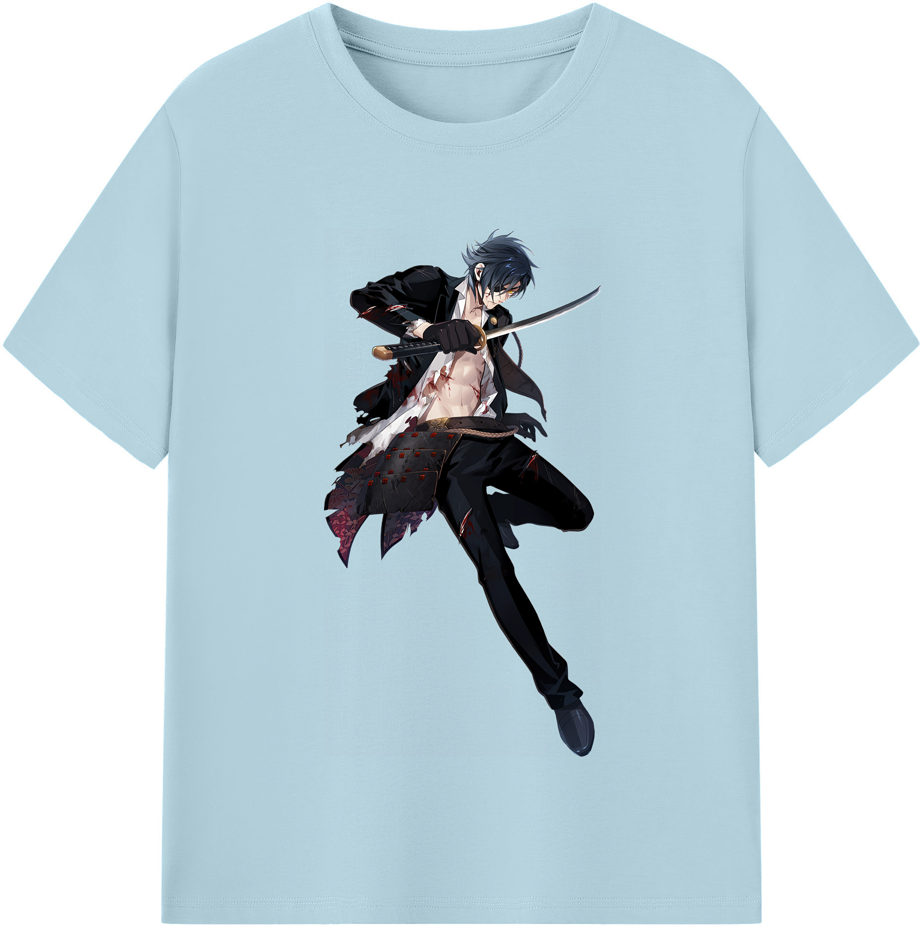 （画像用） 刀剣乱舞 Touken Ranbu 綿100％半袖Tシャツ（フロントプリント）
